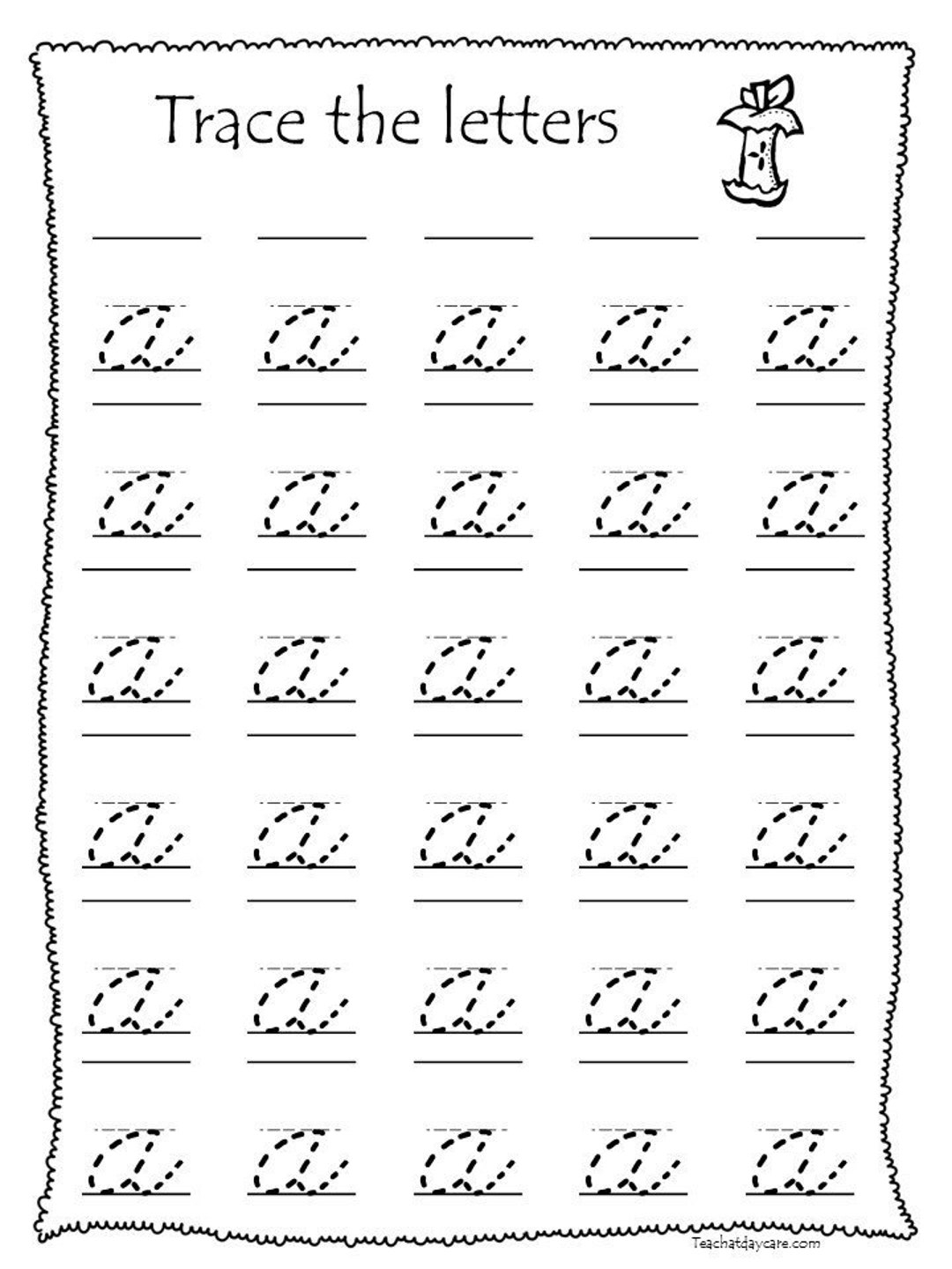 Cursive Writing Alphabet Worksheets Pdf