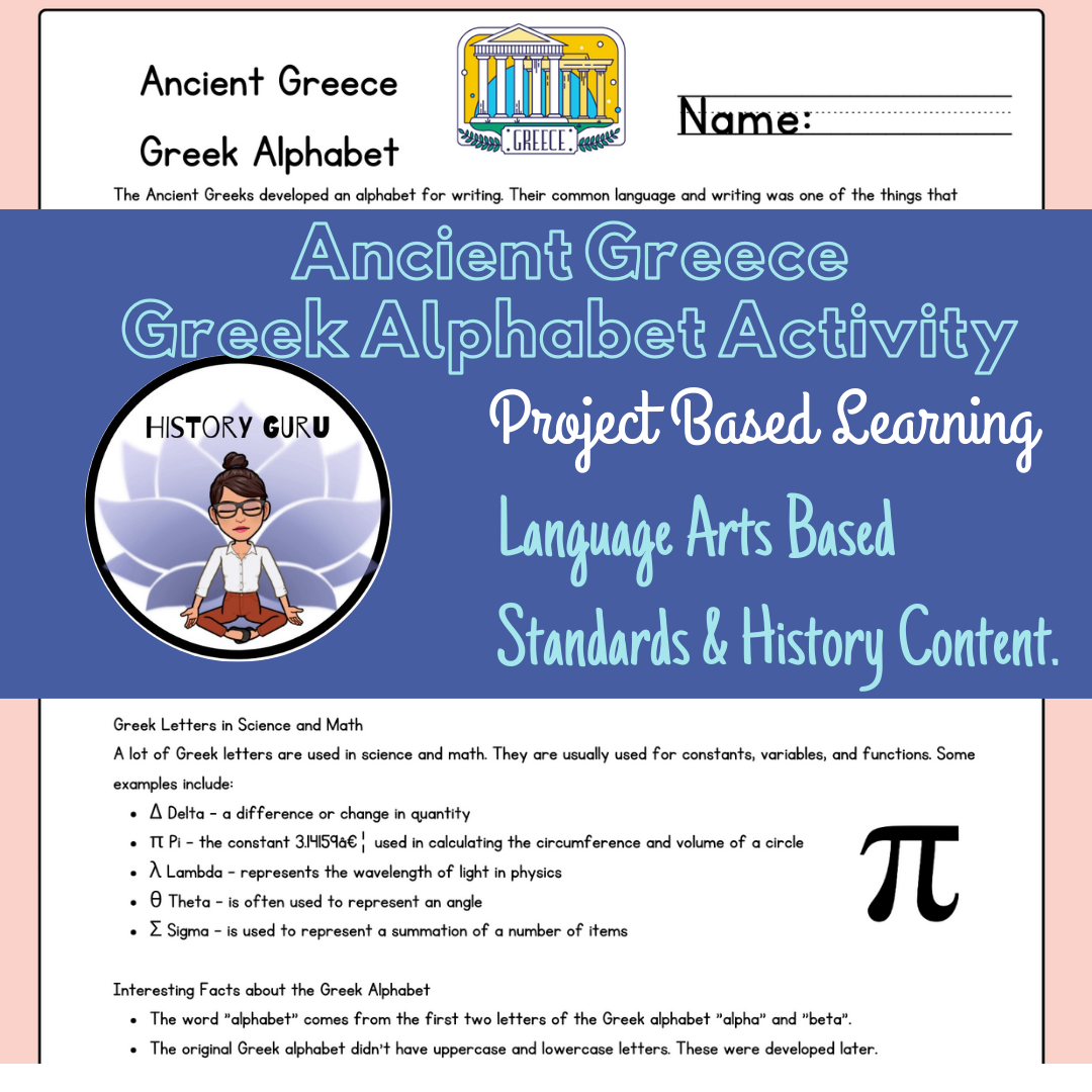 Greek Alphabet Worksheet