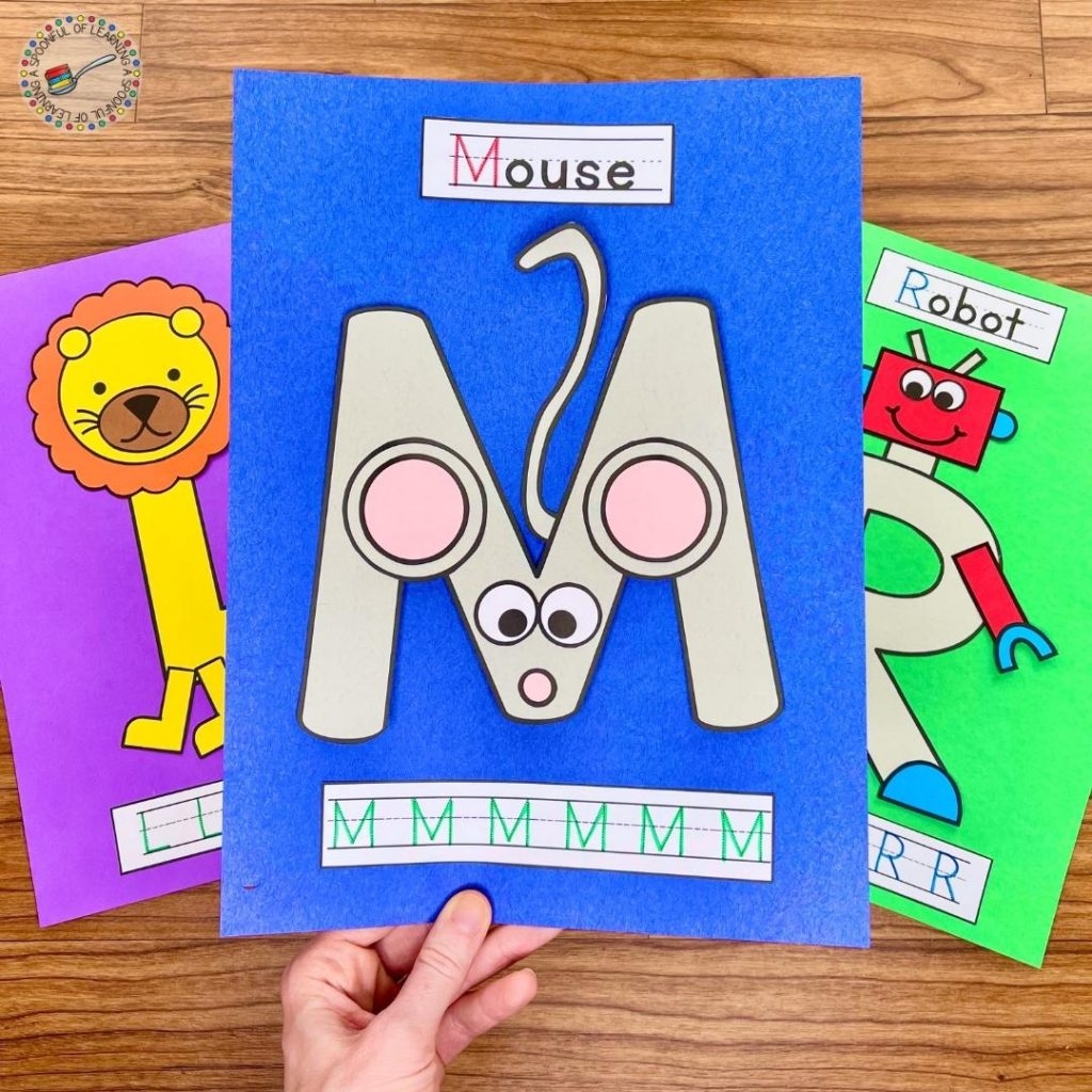 52 Fun And Easy Alphabet Letter Crafts A Spoonful Of Learning