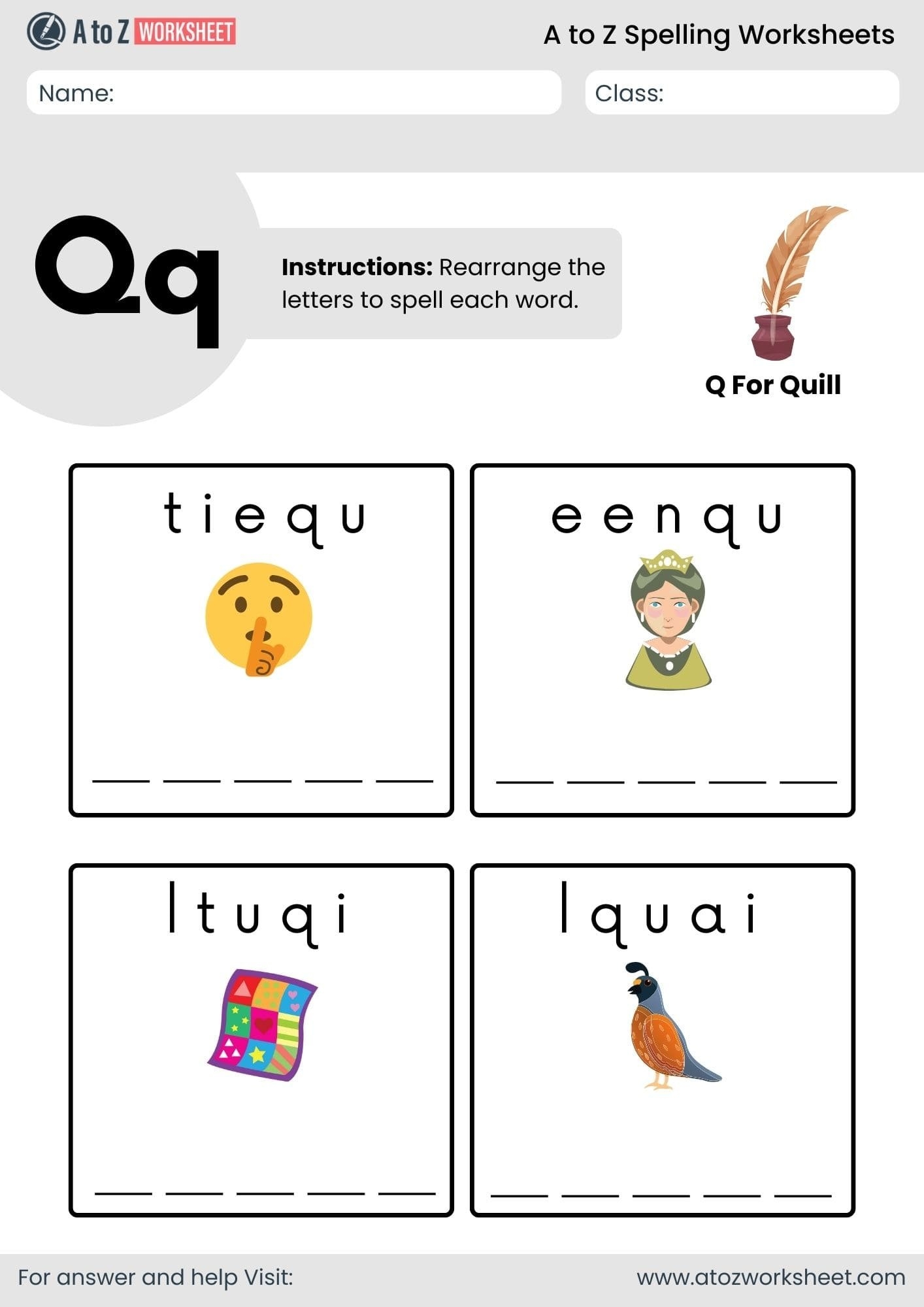 A To Z Spelling Worksheets 26 Free Printable Activity Sheets For Kids A To Z Worksheet