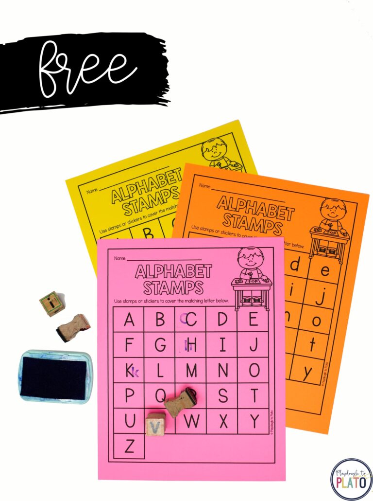 ABC Game Alphabet Stamping