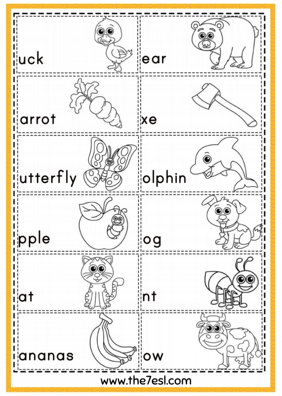 Alphabet Activities Cut U0026 Paste English Created Resources Worksheets Library
