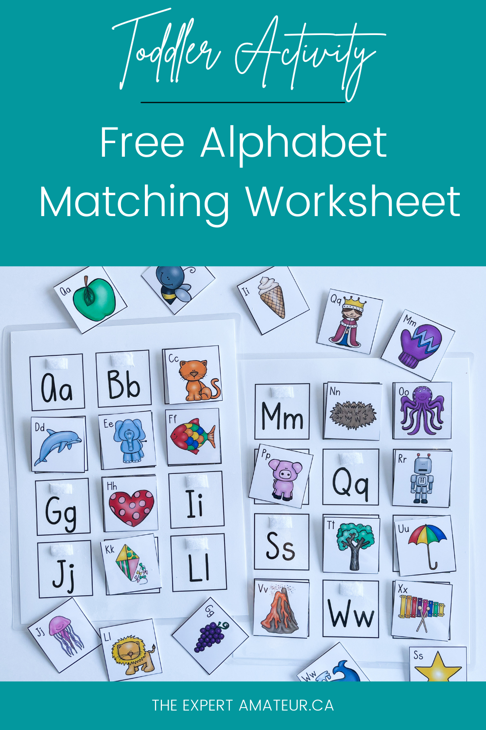 Alphabet And Shape Matching Worksheets The Expert Amateur