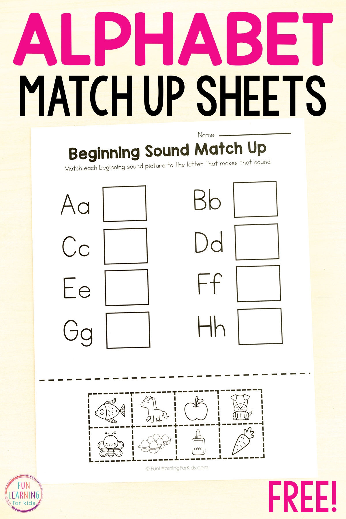 Reading Alphabet Worksheets