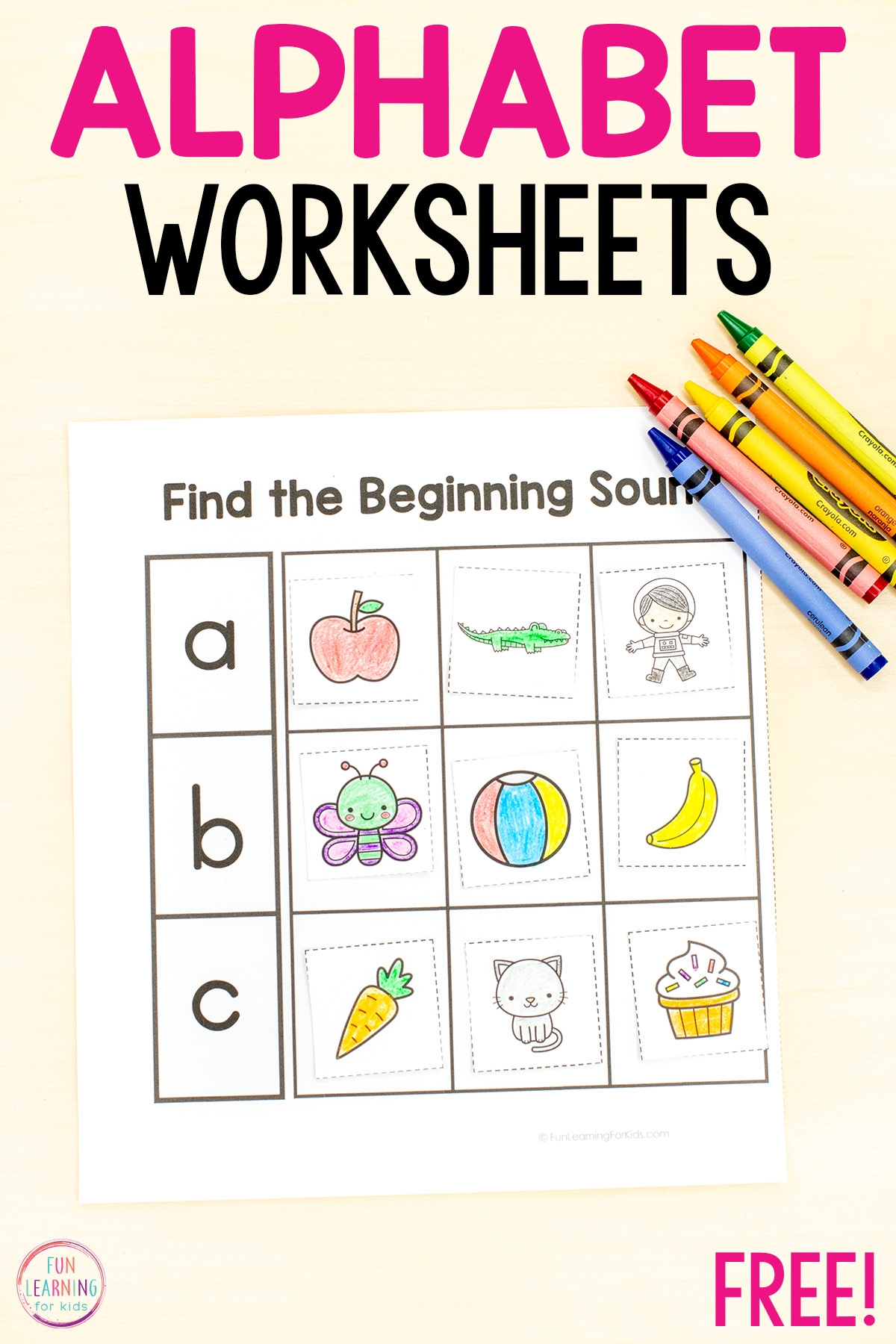 Alphabet Sorting Worksheets