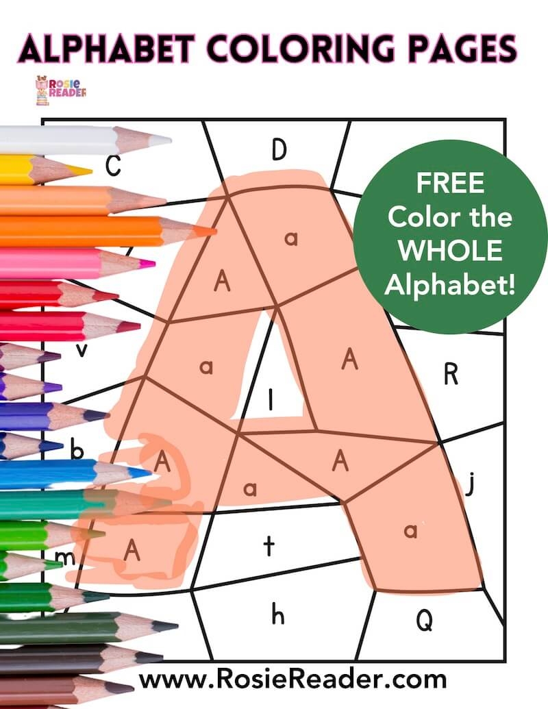 Alphabet Coloring Pages Reading Adventures For Kids Ages 3 To 5