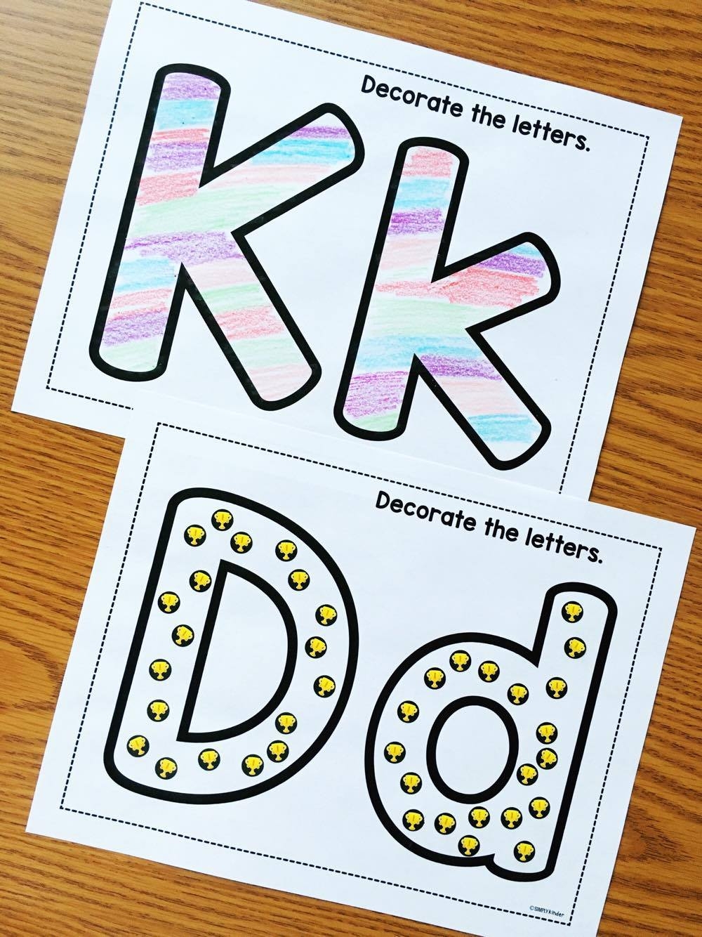 Alphabet Crafts U0026 Printables Notebooks Simply Kinder