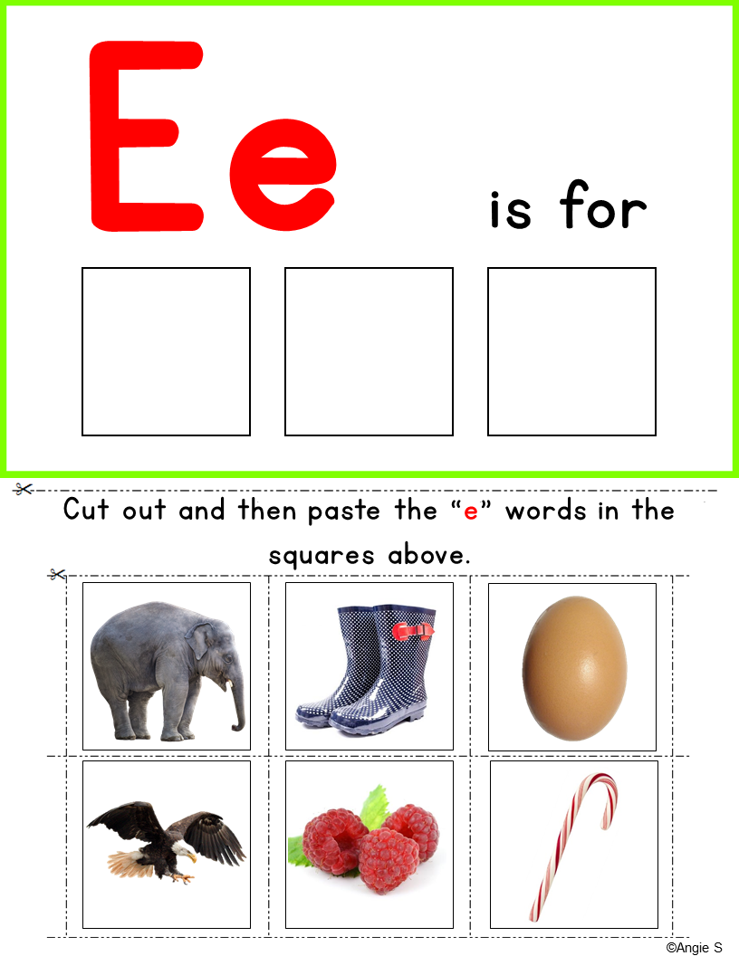 Alphabet Cut And Paste Activity Set 1 Made By Teachers