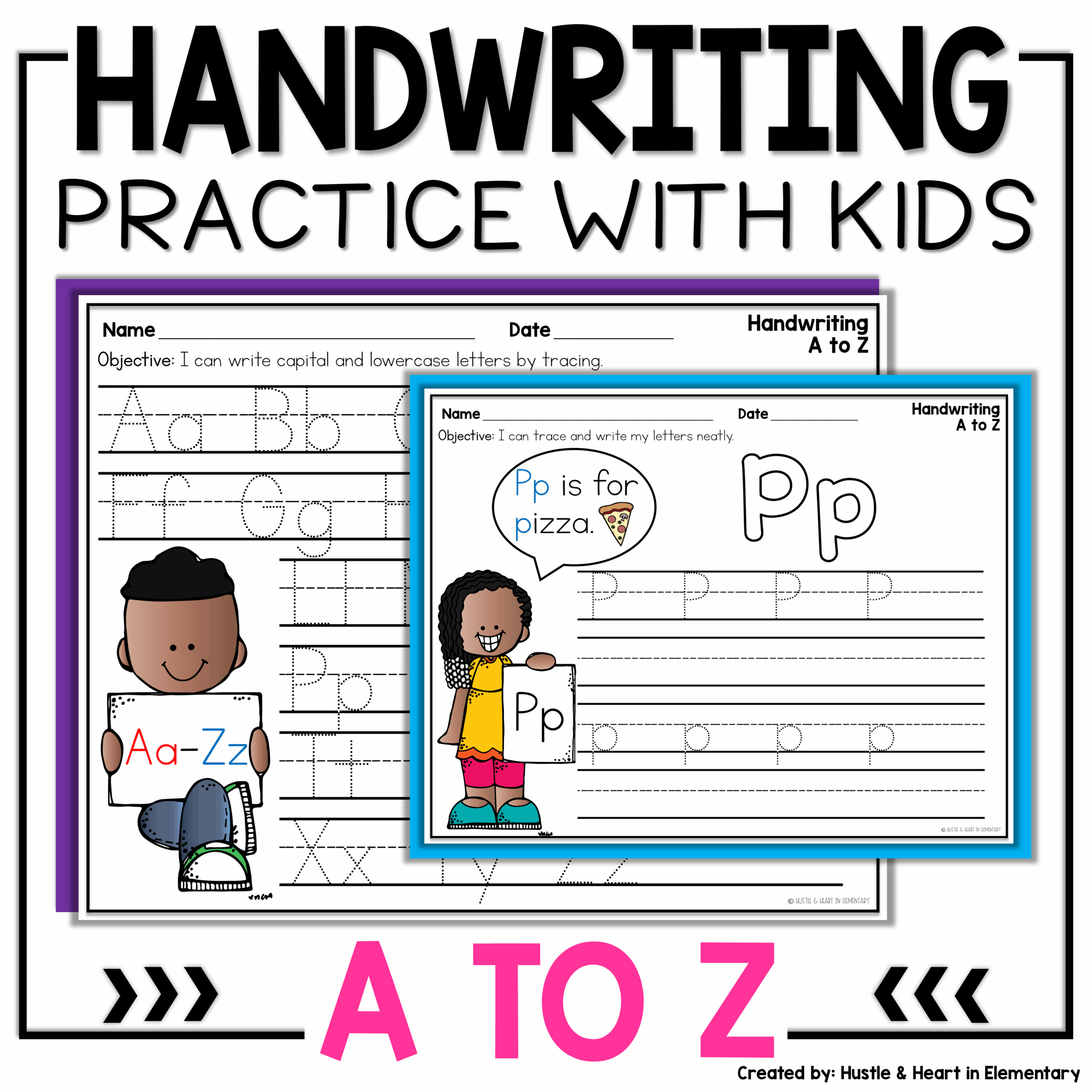 Alphabet Handwriting Practice Letter Tracing And Writing 