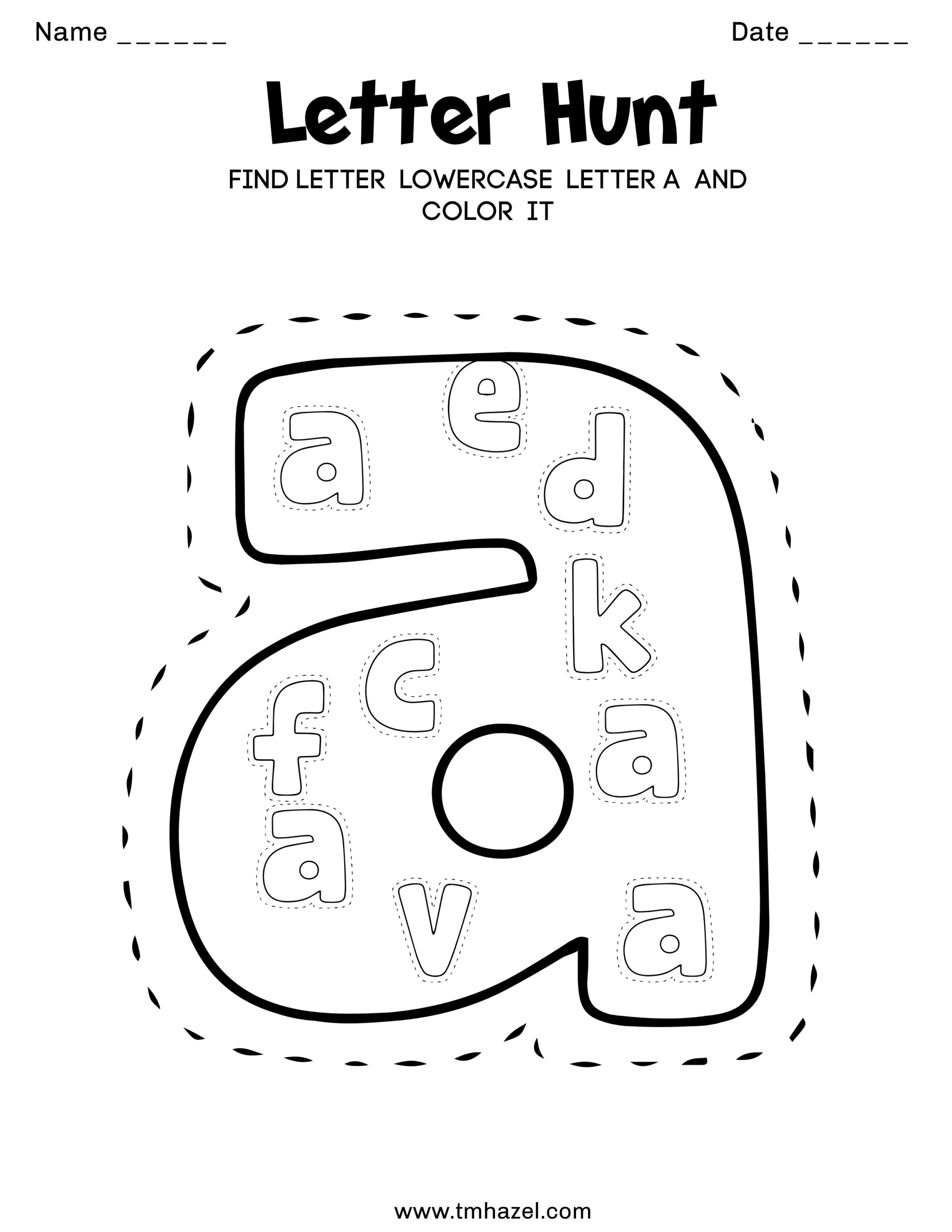 ALPHABET LETTER HUNT CREATIVE LEARNING FOR KIDS