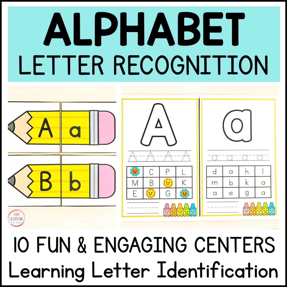 Alphabet Letter Recognition Preschool Worksheets