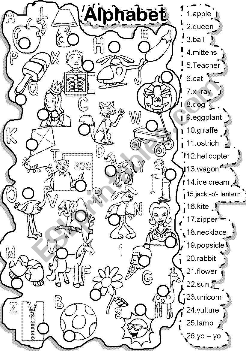 Alphabet Puzzle Worksheets