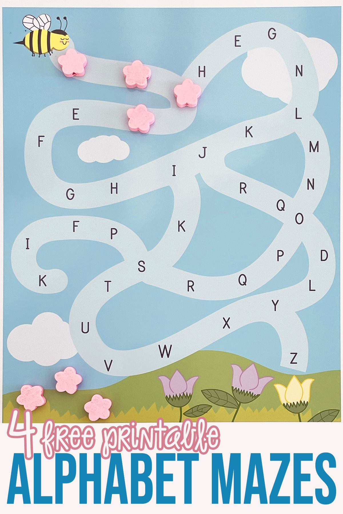 Alphabet Maze Worksheet