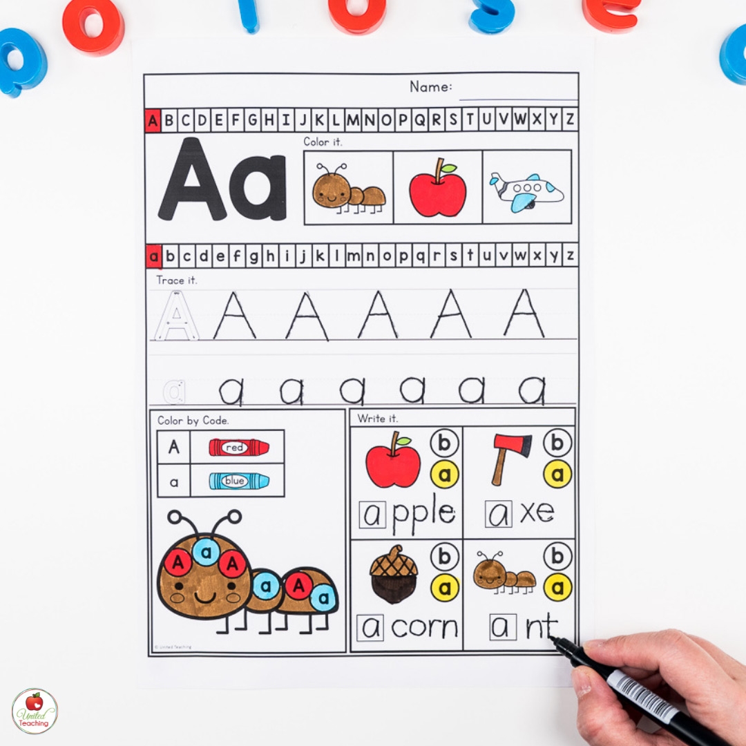 Alphabet Review Worksheets United Teaching