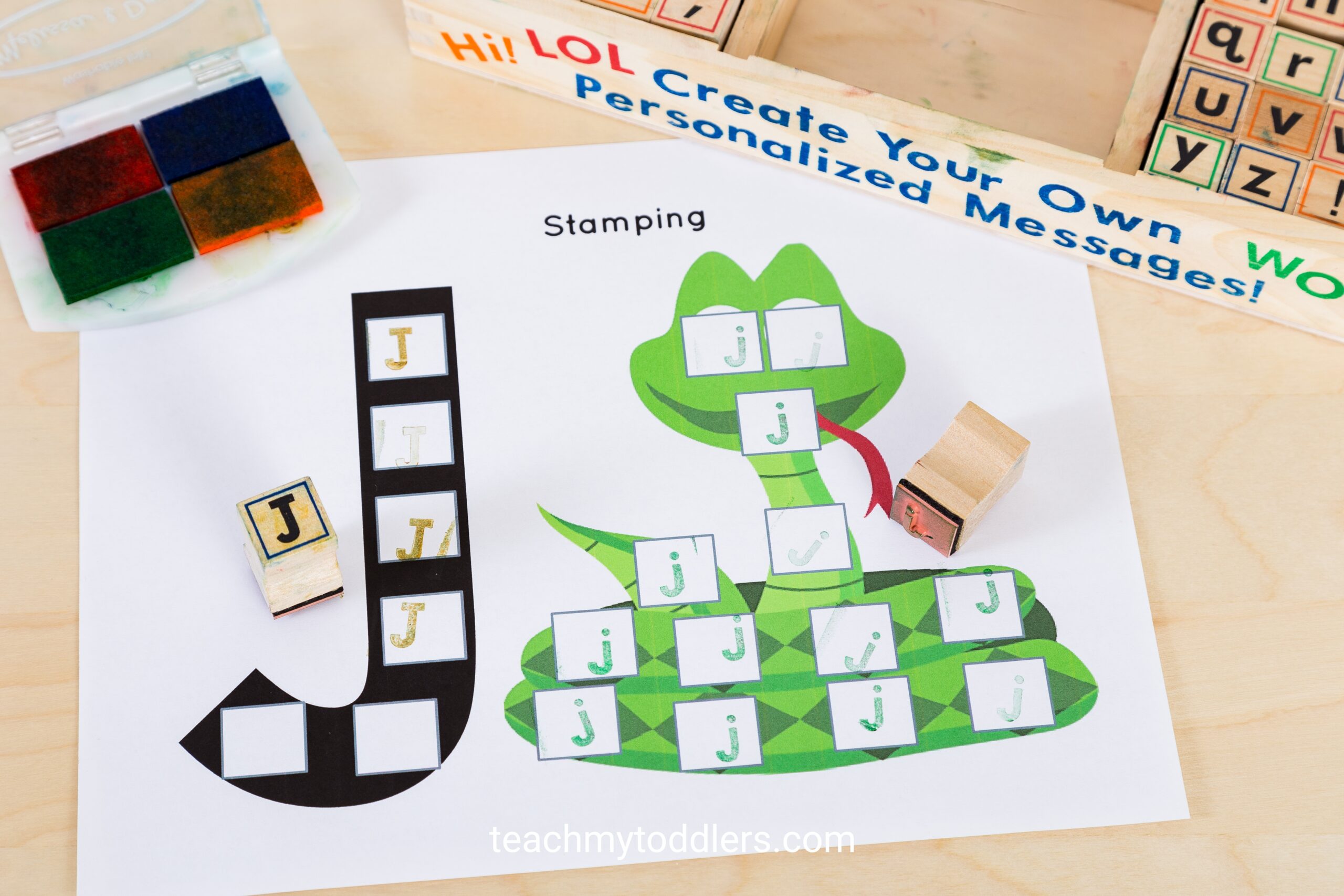 Alphabet Rubber Stamps And How To Use Them