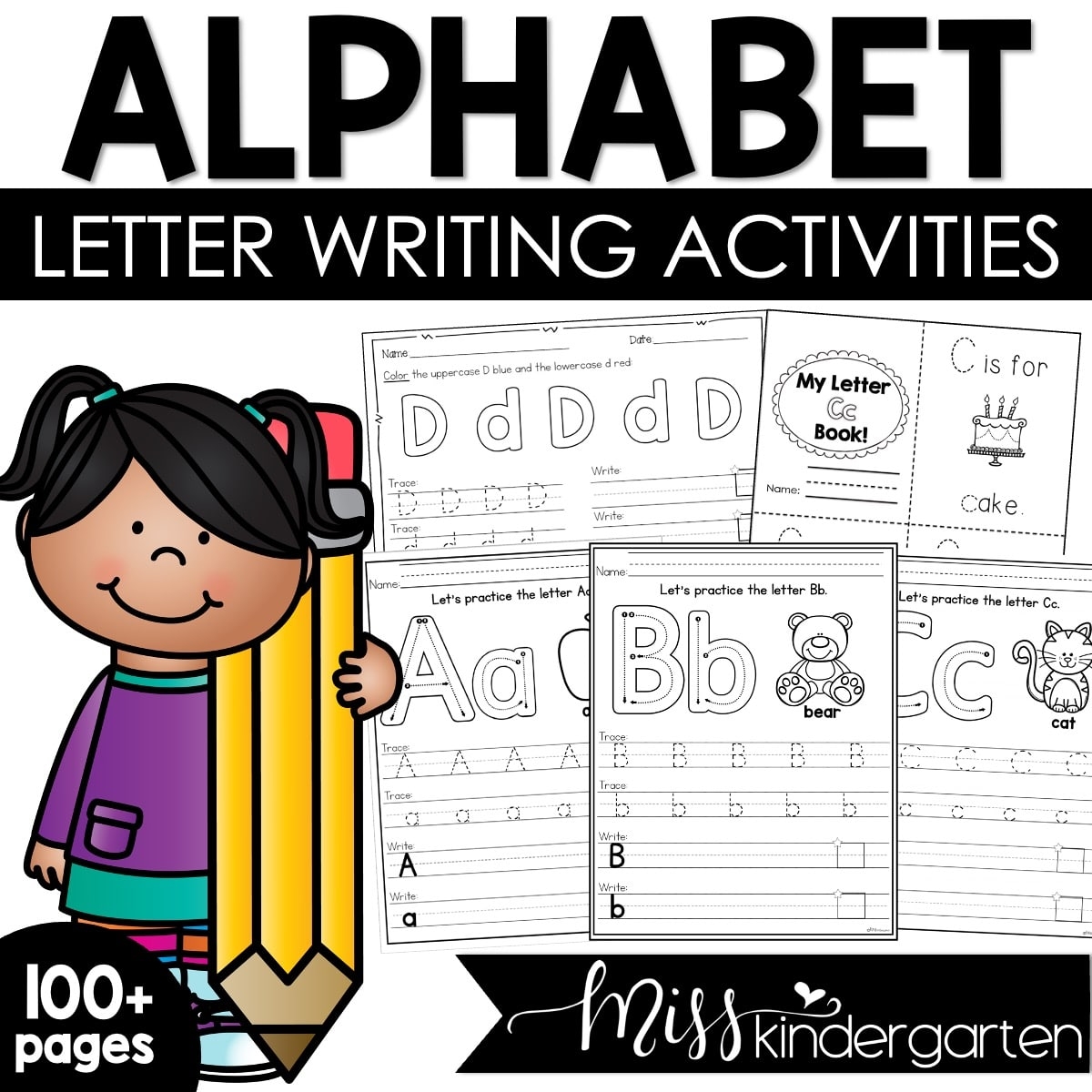 Alphabet Handwriting Worksheets For Kindergarten
