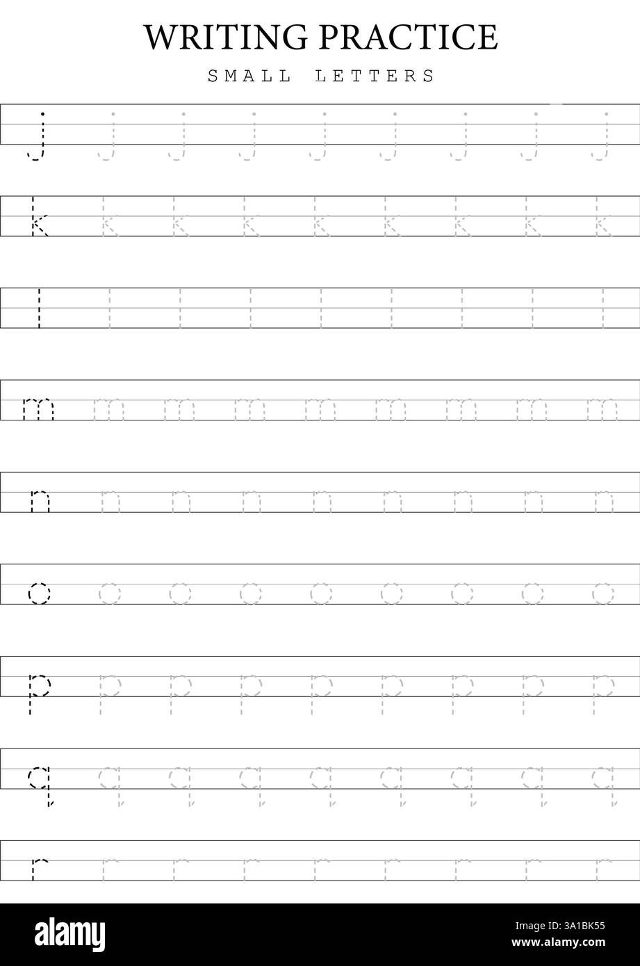 4 Line Alphabet Worksheets Pdf