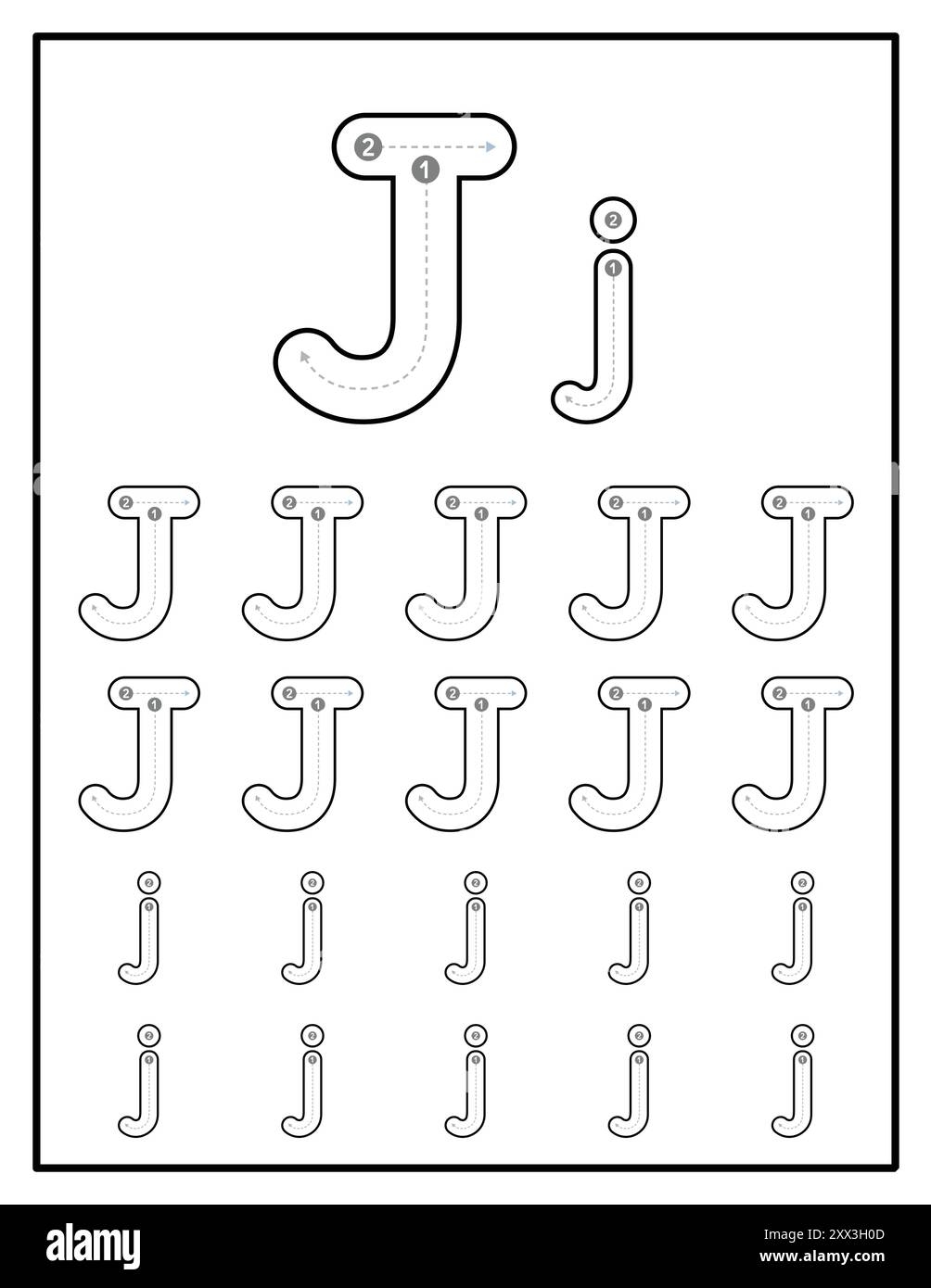 Alphabet Tracing Worksheets For Kids With Uppercase And Lowercase 