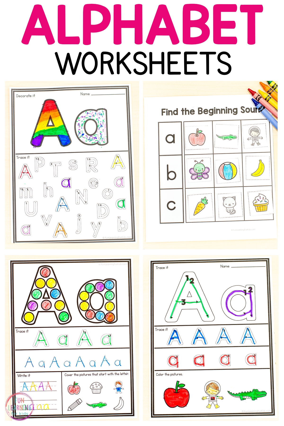 1st Grade Alphabet Worksheets