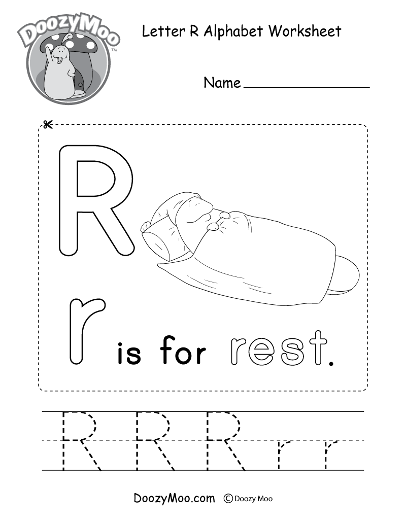 Free Printable Kindergarten Alphabet Worksheets