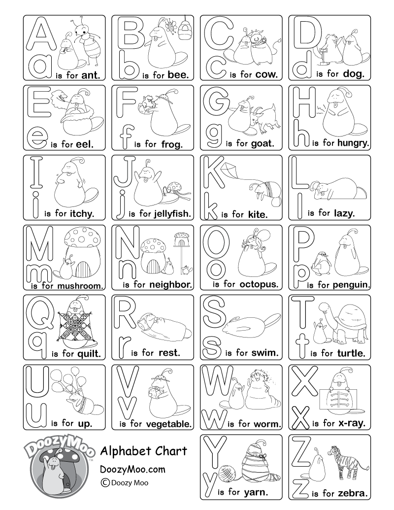 Free Printable Alphabet Preschool Worksheets