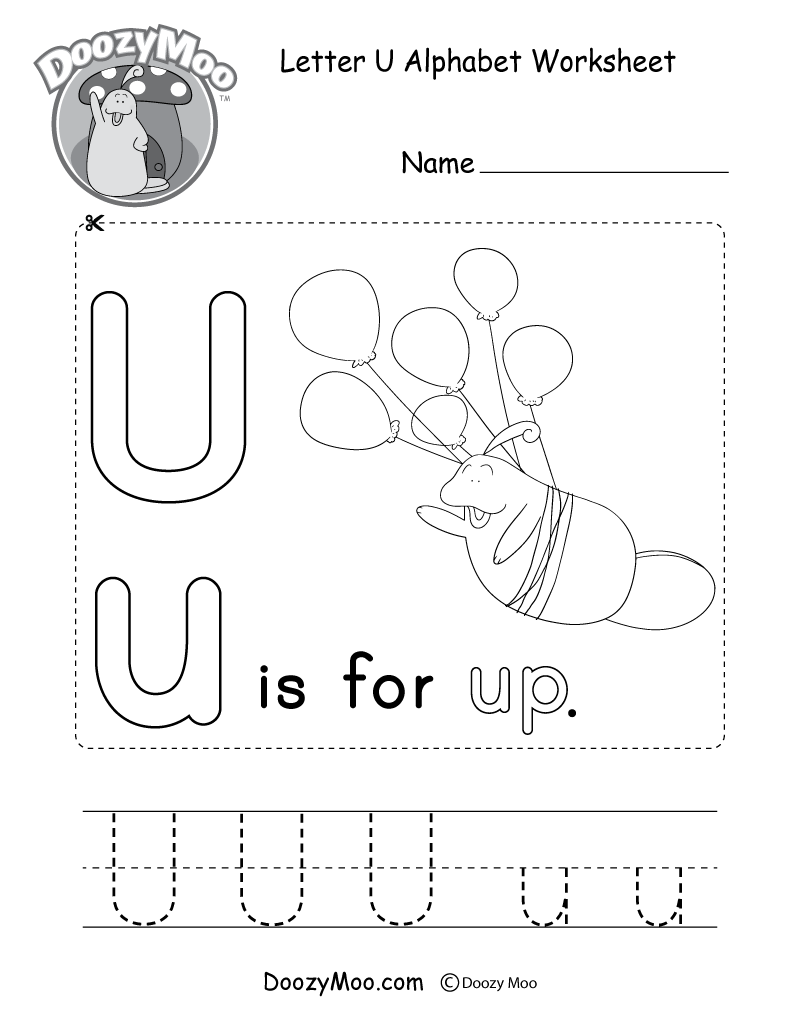 Printable Beginner Kindergarten Alphabet Worksheets