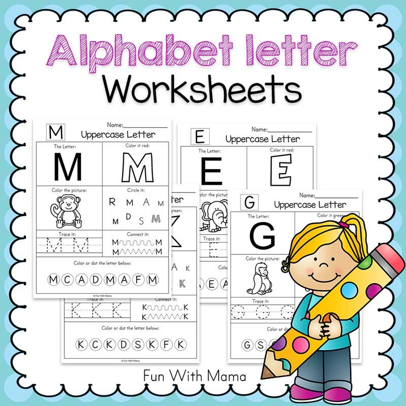 Alphabet Letter Worksheets