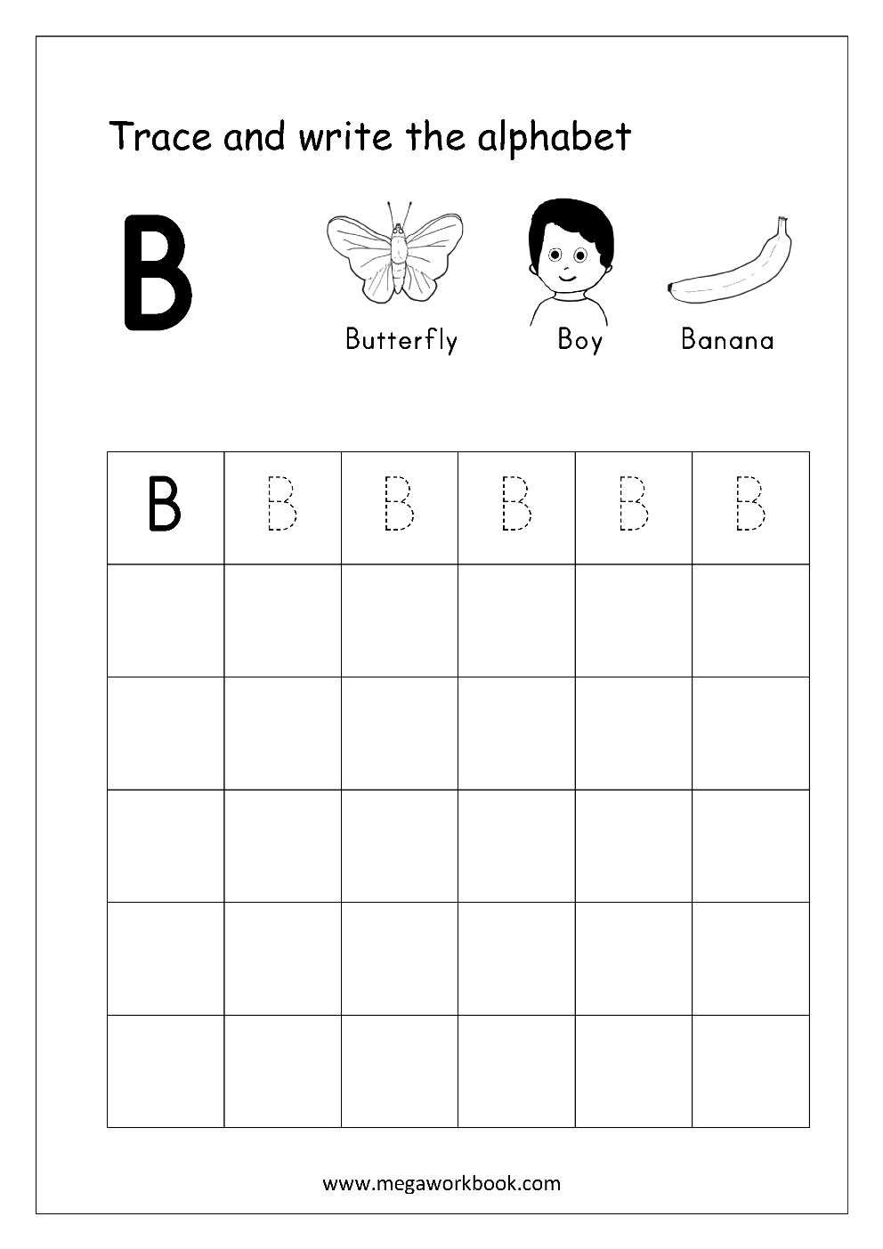 Alphabet Worksheets Preschool Alphabet Worksheets Capital Letters Uppercase MegaWorkbook