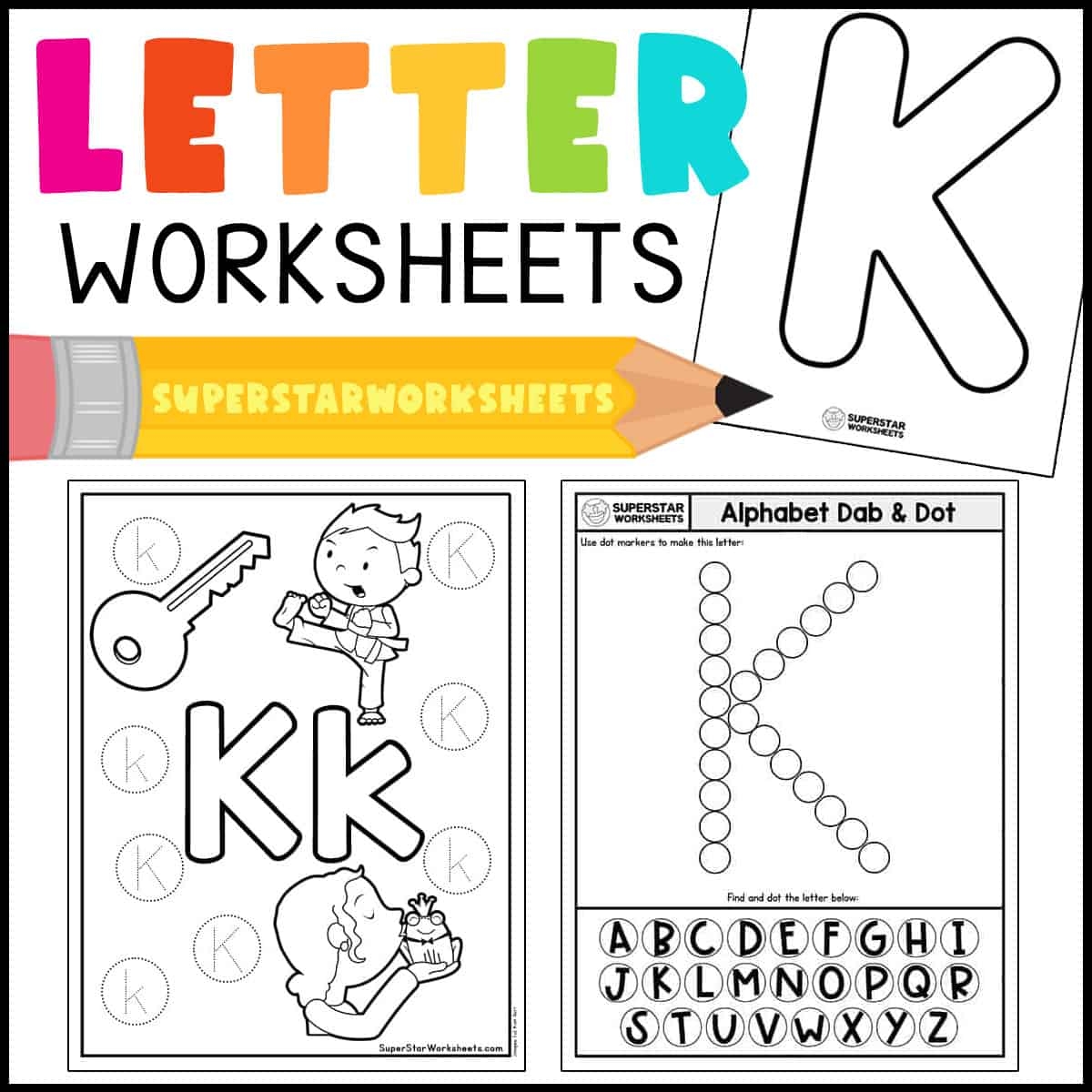 Free Printable Full Alphabet Worksheets