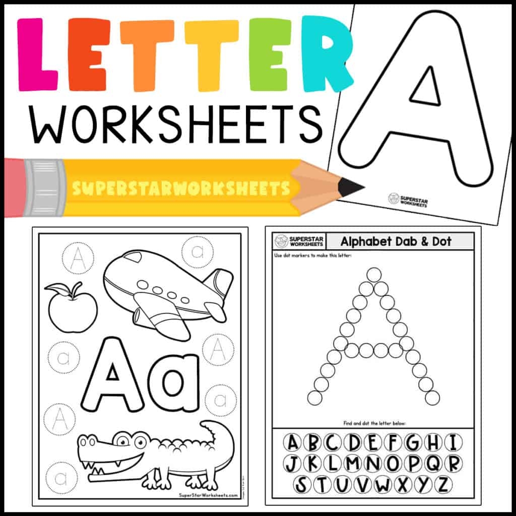 English Alphabet Worksheets For Kindergarten Pdf