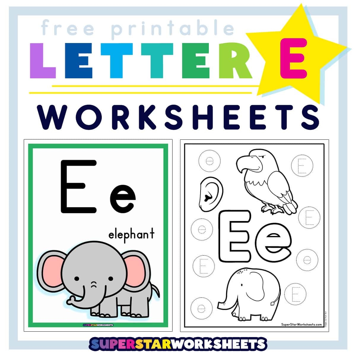 Nursery Alphabet Worksheet