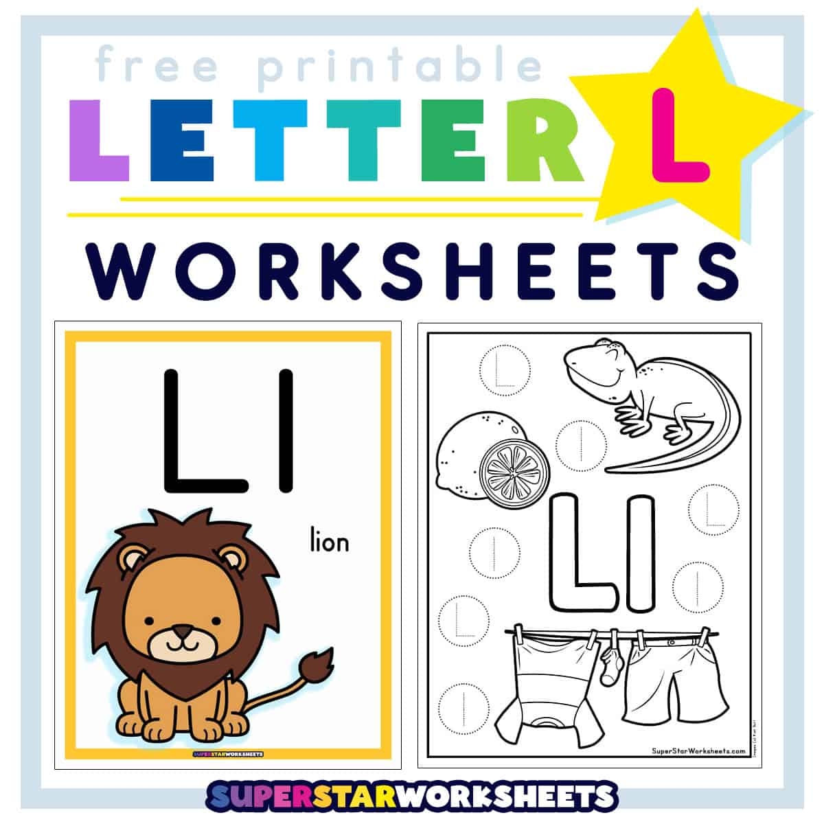 Alphabet Worksheets Superstar Worksheets
