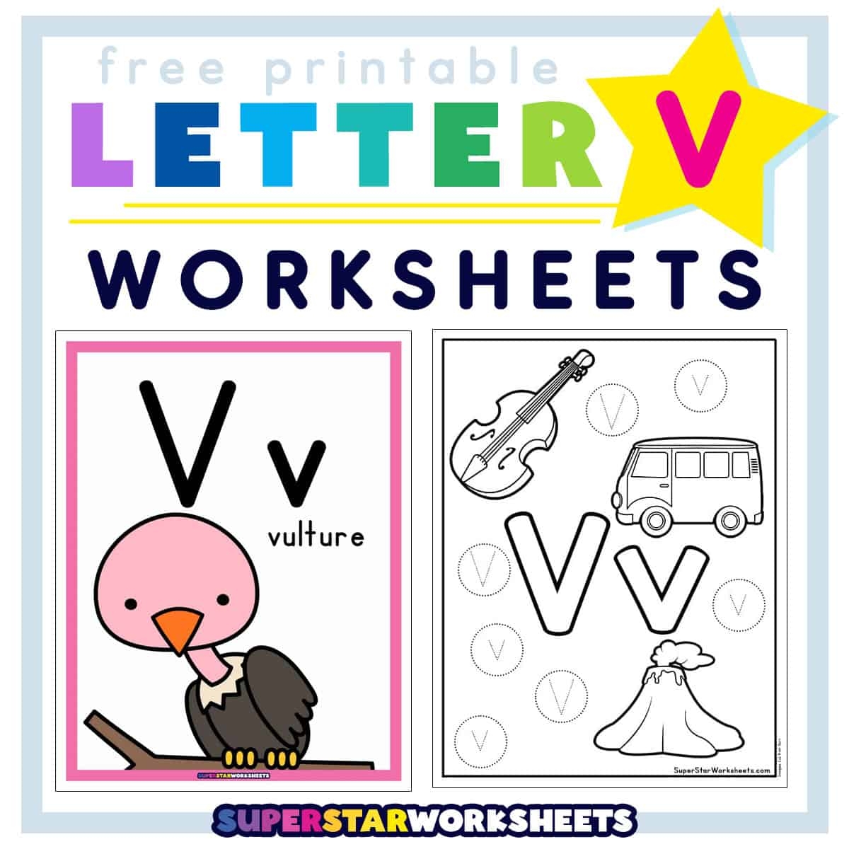 Alphabet Worksheets Superstar Worksheets