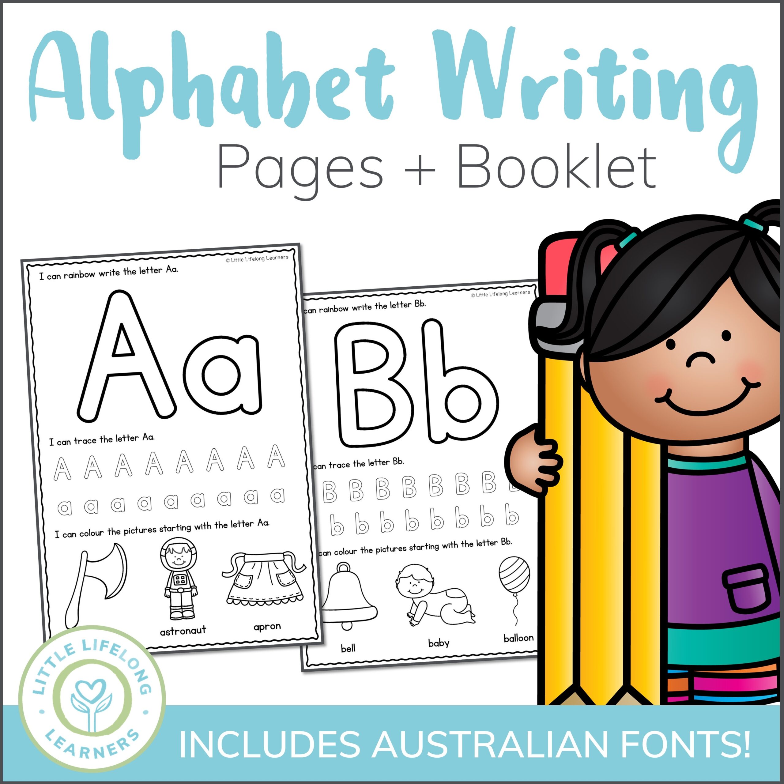 Kindergarten Writing Worksheets Alphabet