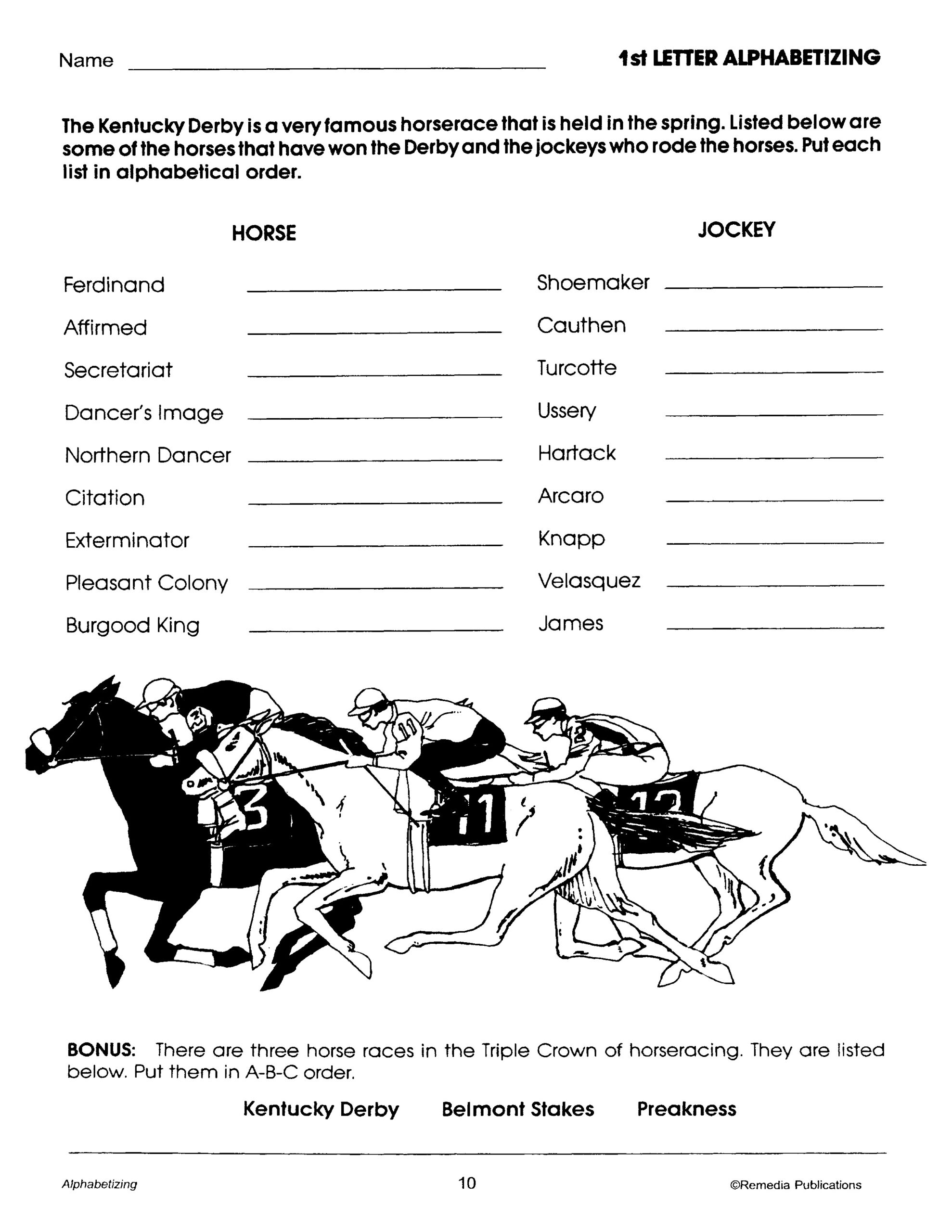 Alphabetizing Putting Words In Alphabetical Order ABC Worksheets Classful