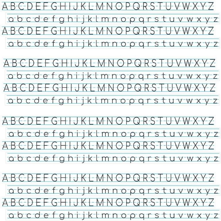 Amazon StikArt Removable Stickers Alphabet Letters With Lines Desk Strips 16 Pack Office Products