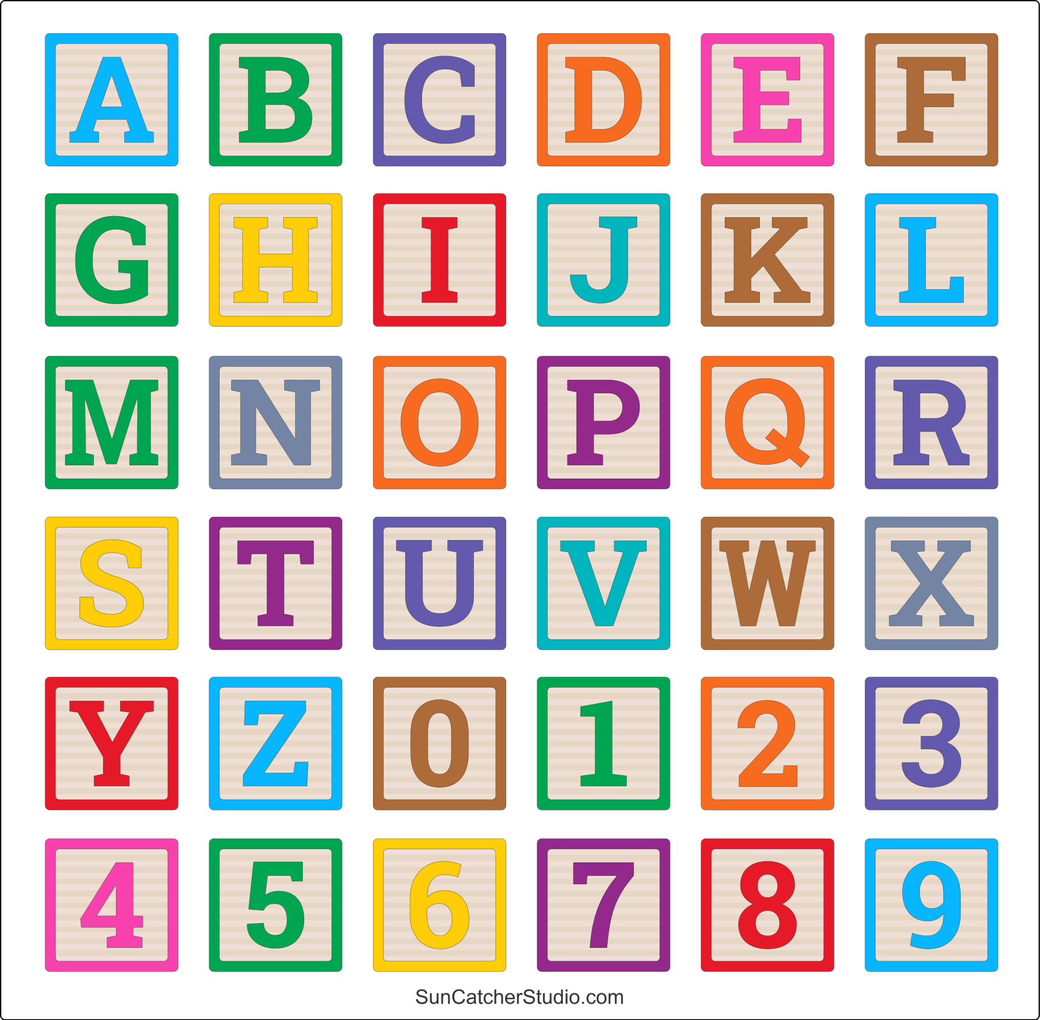 Baby Blocks Alphabet Free Printable Letters U0026 Numbers Free Printables Monograms Design Tools Patterns U0026 DIY Projects