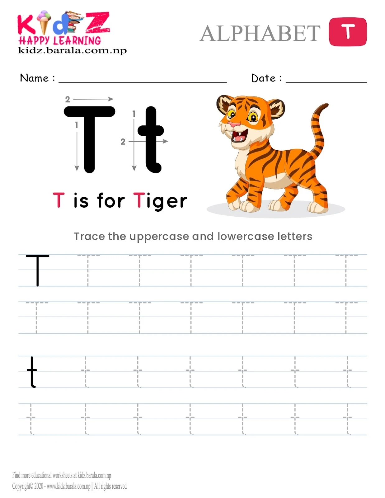 English Alphabet Tracing Worksheets Pdf