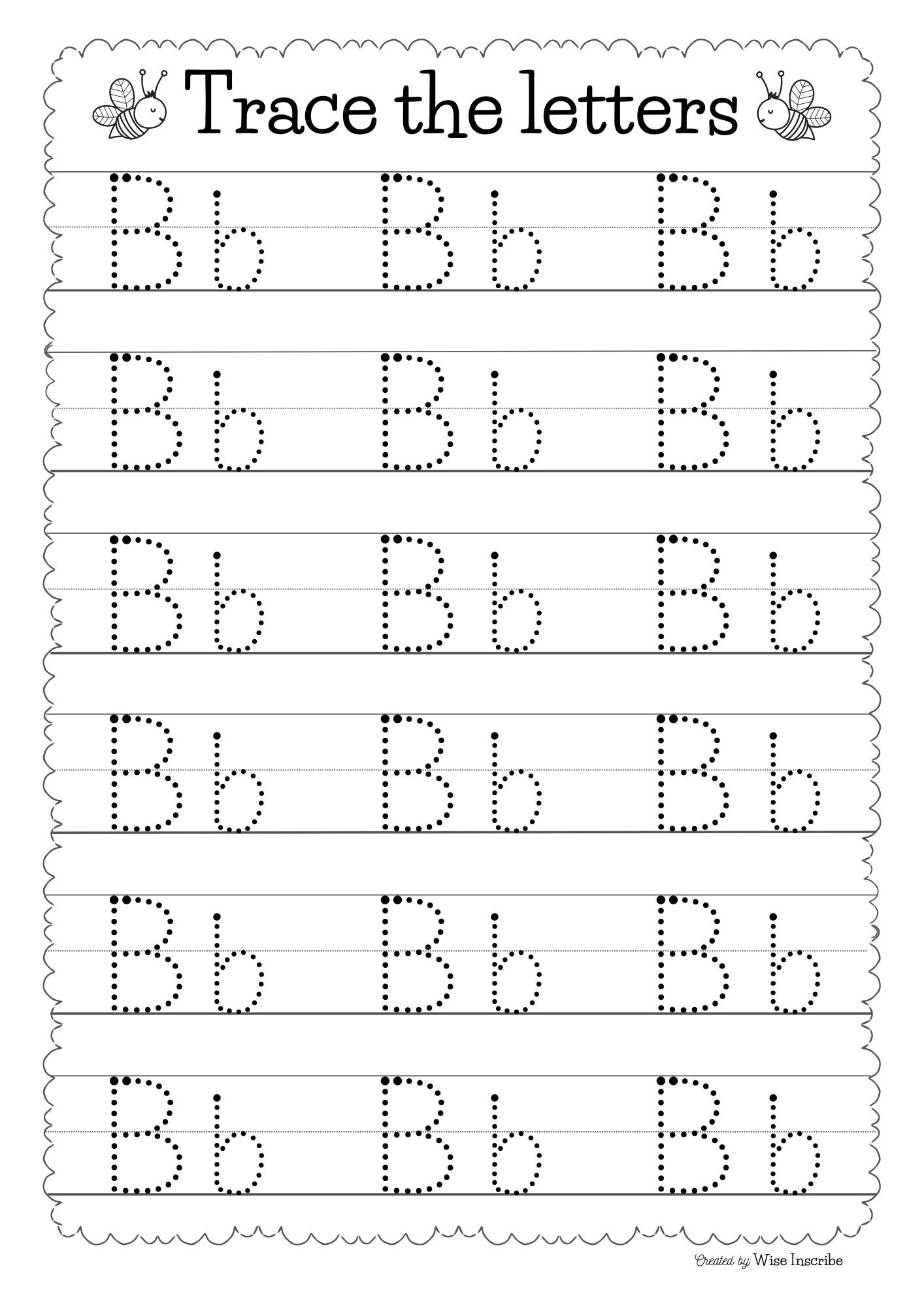 Buy 26 Trace The Alphabet Worksheets Printable Letters Tracing Nursery EYFS Preschool Resources ABC Practice Sheets At Home Printable Online In India Etsy