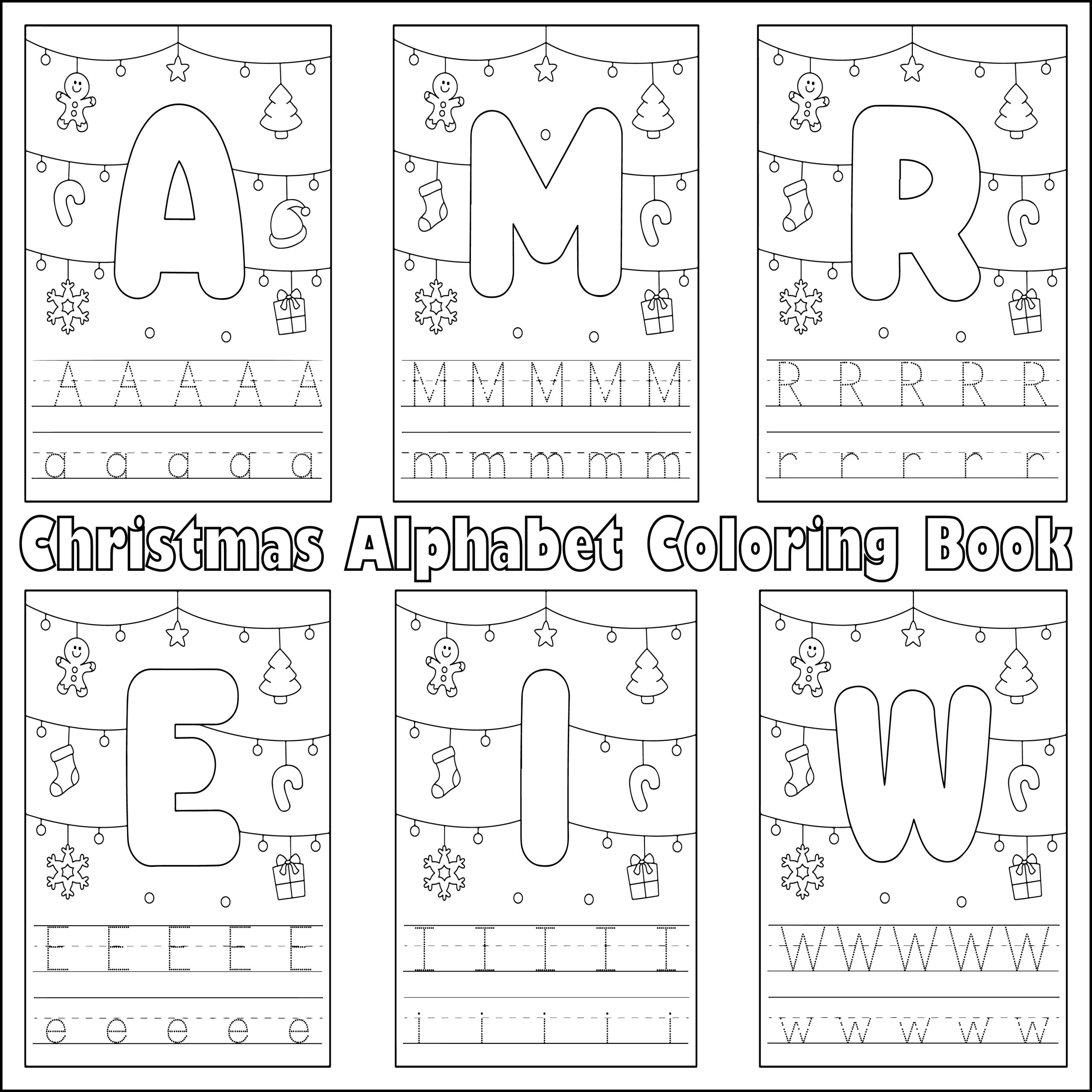 Alphabet Colouring Worksheet