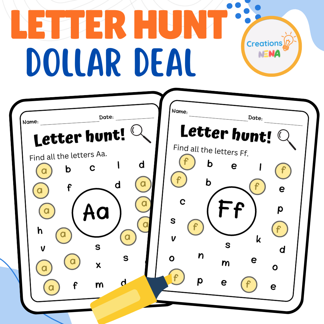 Alphabet Hunt Worksheet