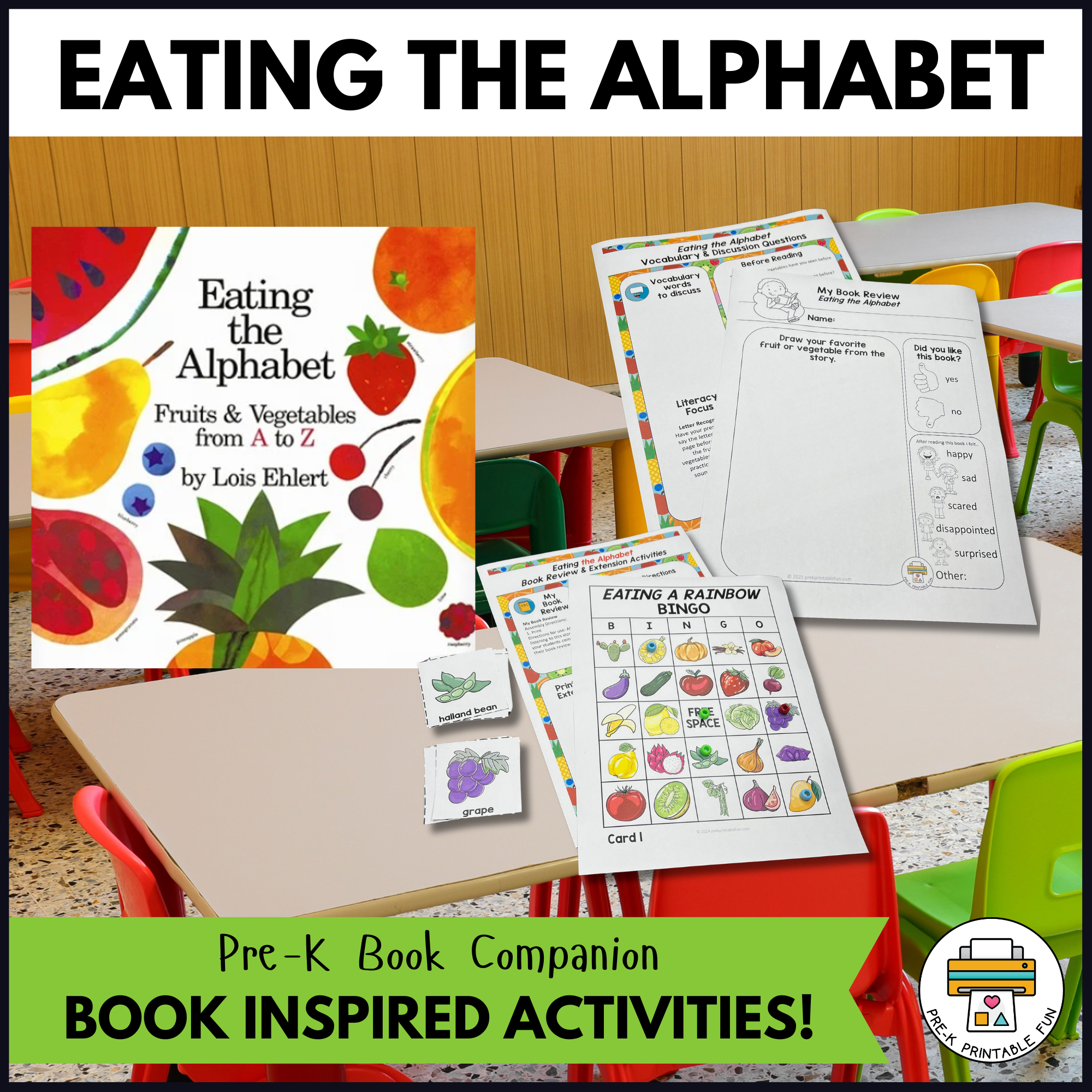 Eating The Alphabet Worksheet