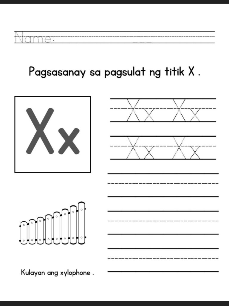 Engaging Busy Book Filipino Alphabet Printable For Early Learning