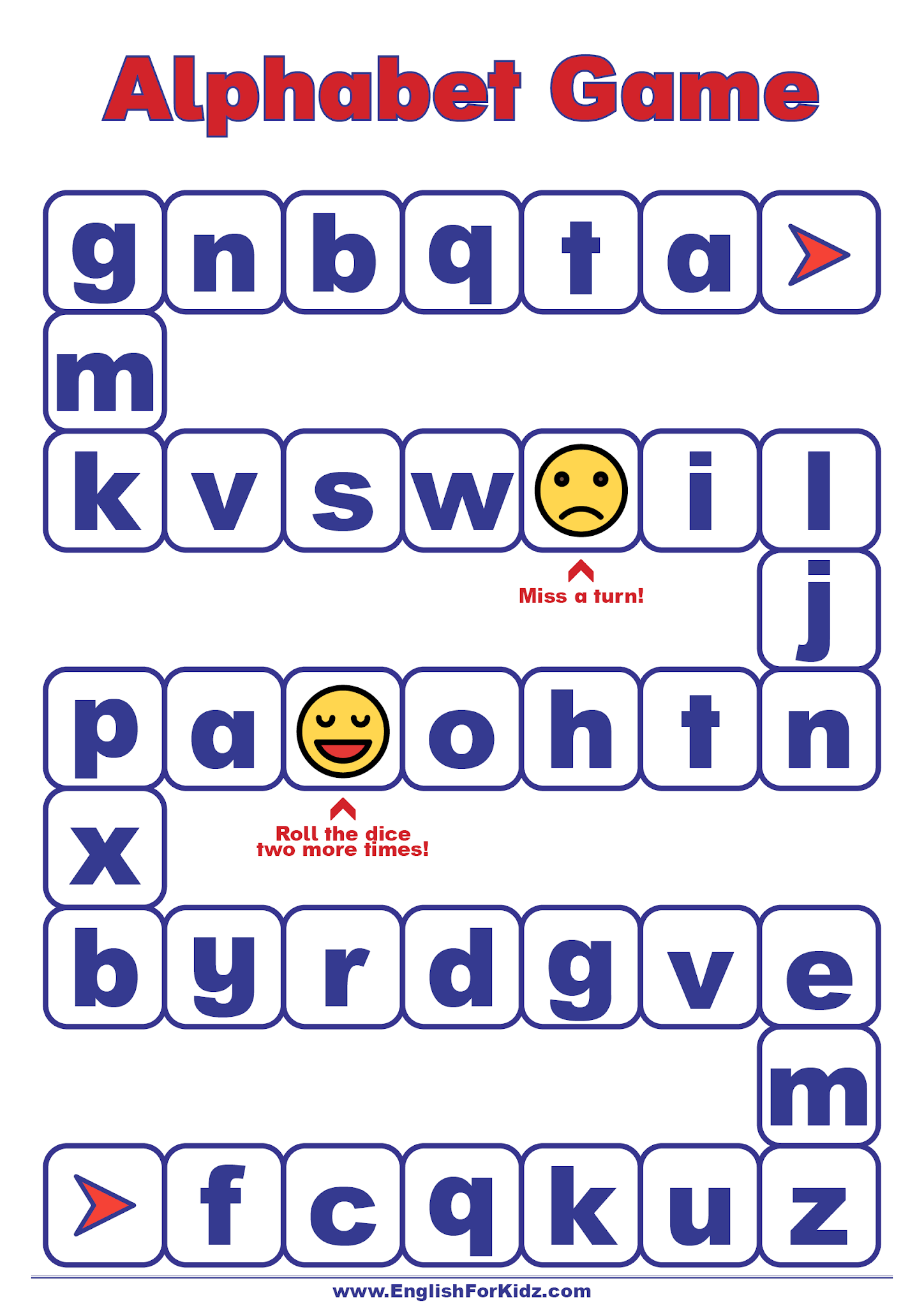 Printable Alphabet Games For Preschool Free