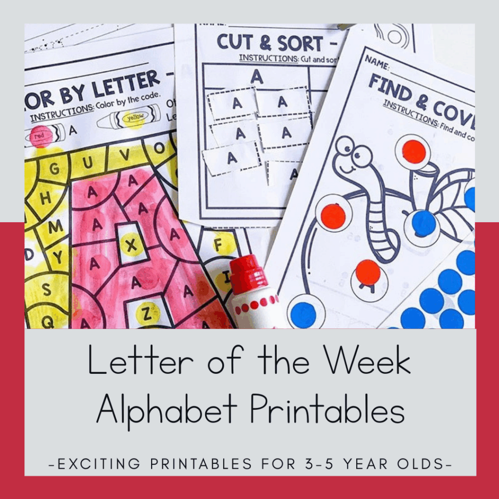 Exciting Preschool Printables And Activities For 3 5 Year Olds The Stay at Home Teacher