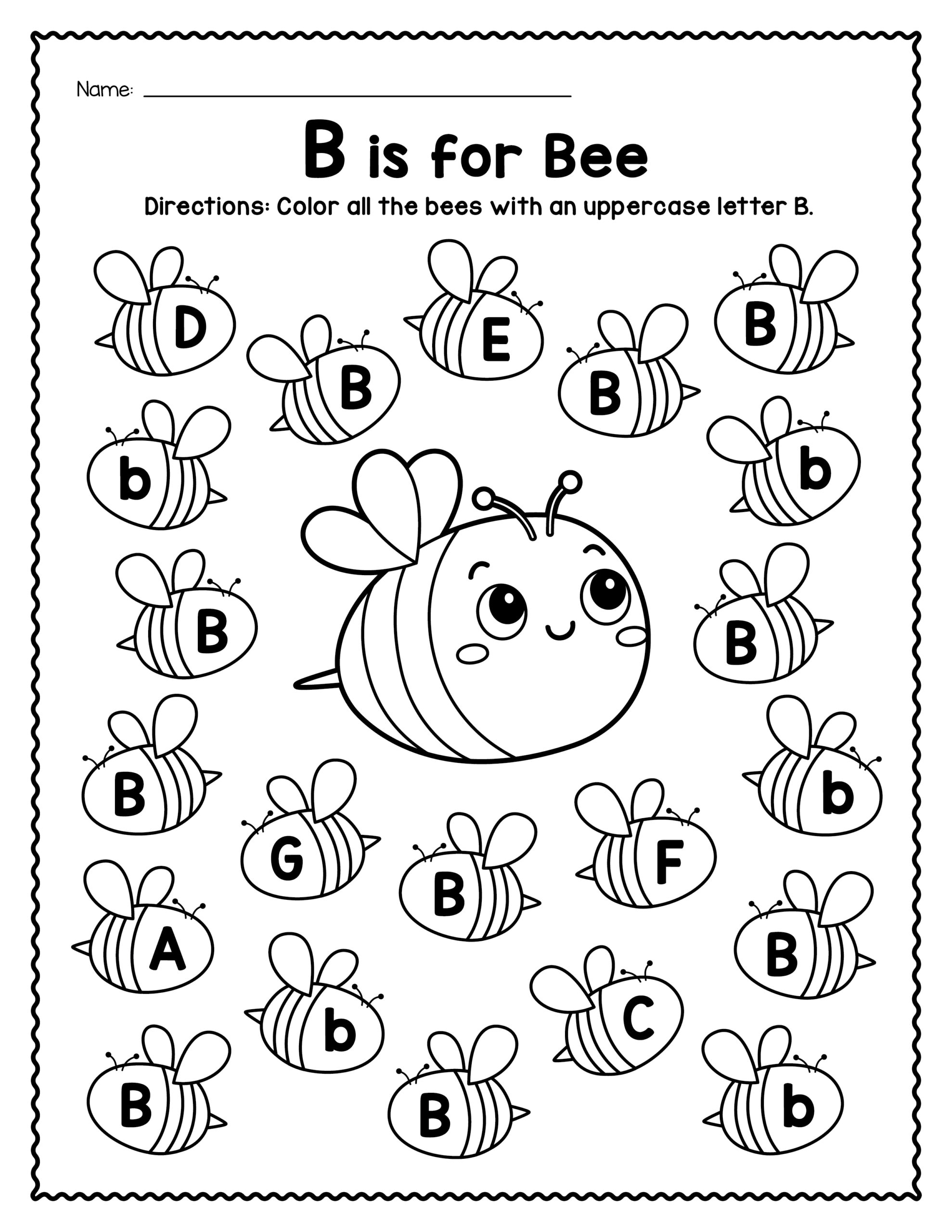 Find Alphabet Recognition Worksheets