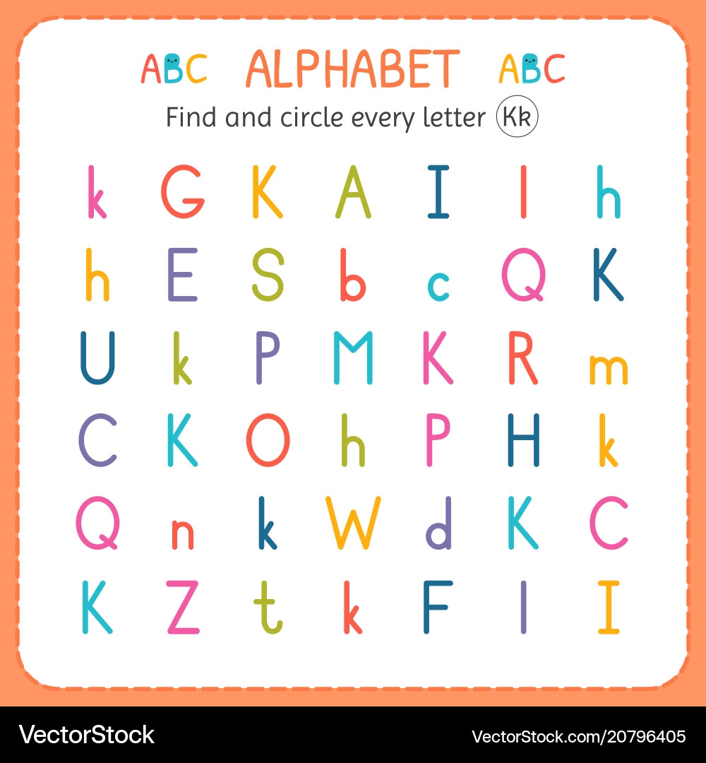 Alphabet K Worksheet