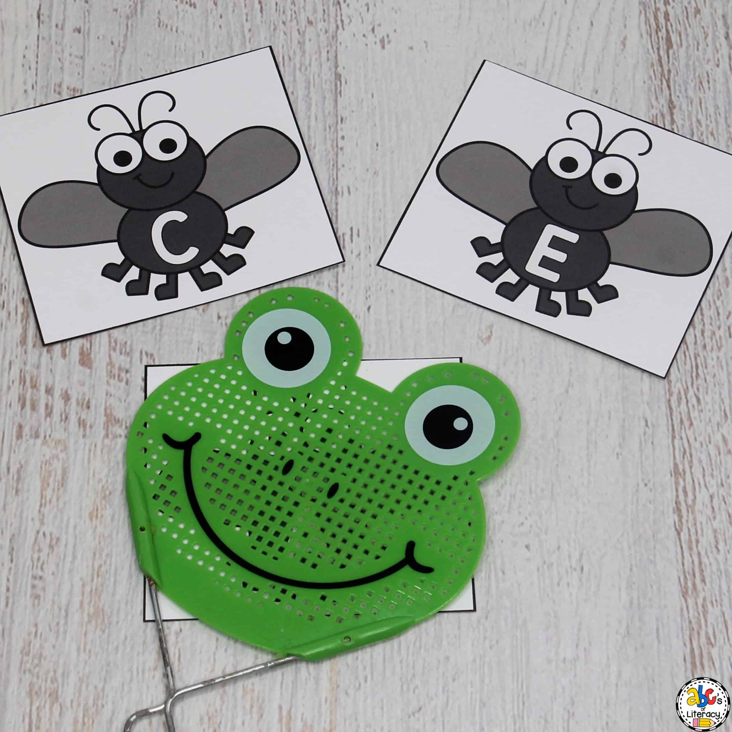 Fly Swatter Alphabet Game Letter Recognition Activity