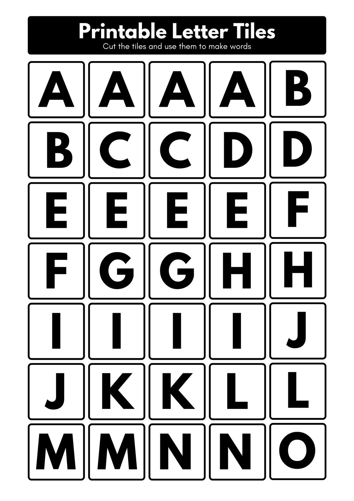 Printable Alphabet Templates For Preschool