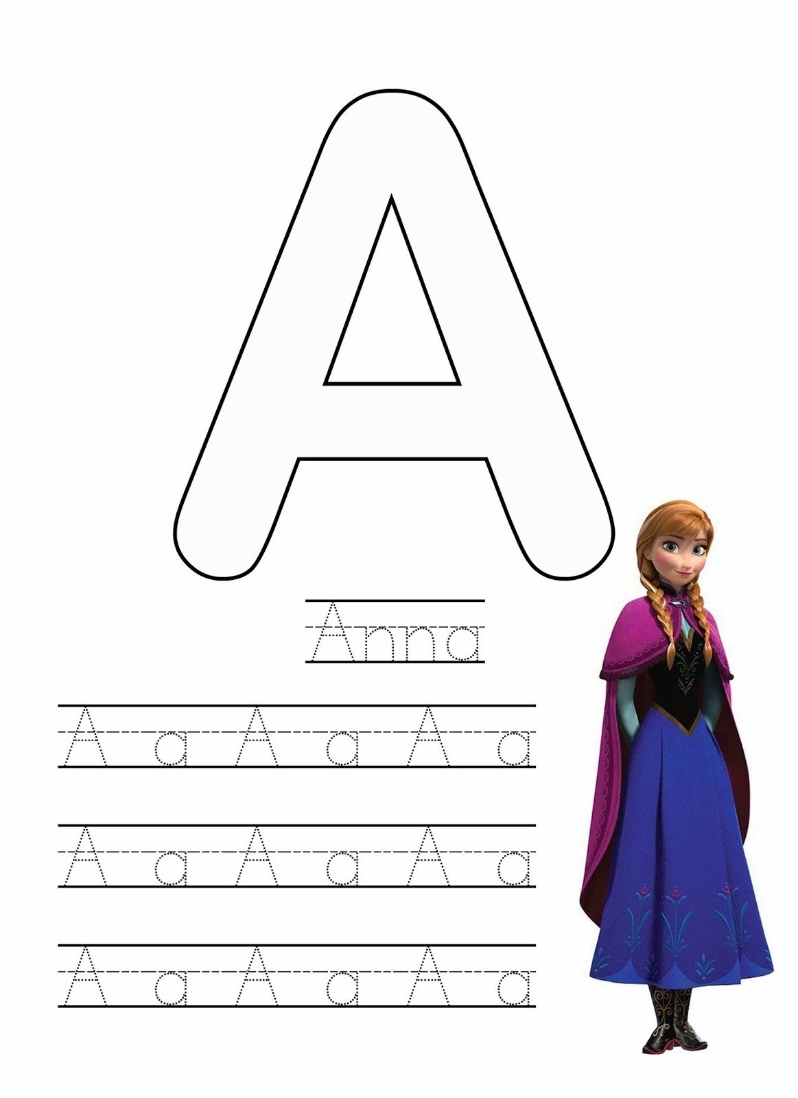 Free Frozen Writing Worksheets